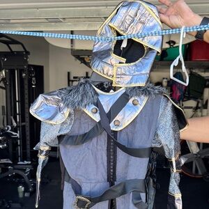 Knight Costume for Kids - Silver and Black